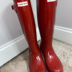 Red Hunter Boots